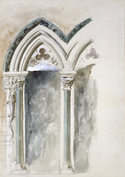 Design Studies for Capitals for the University Museum, Oxford by John Ruskin